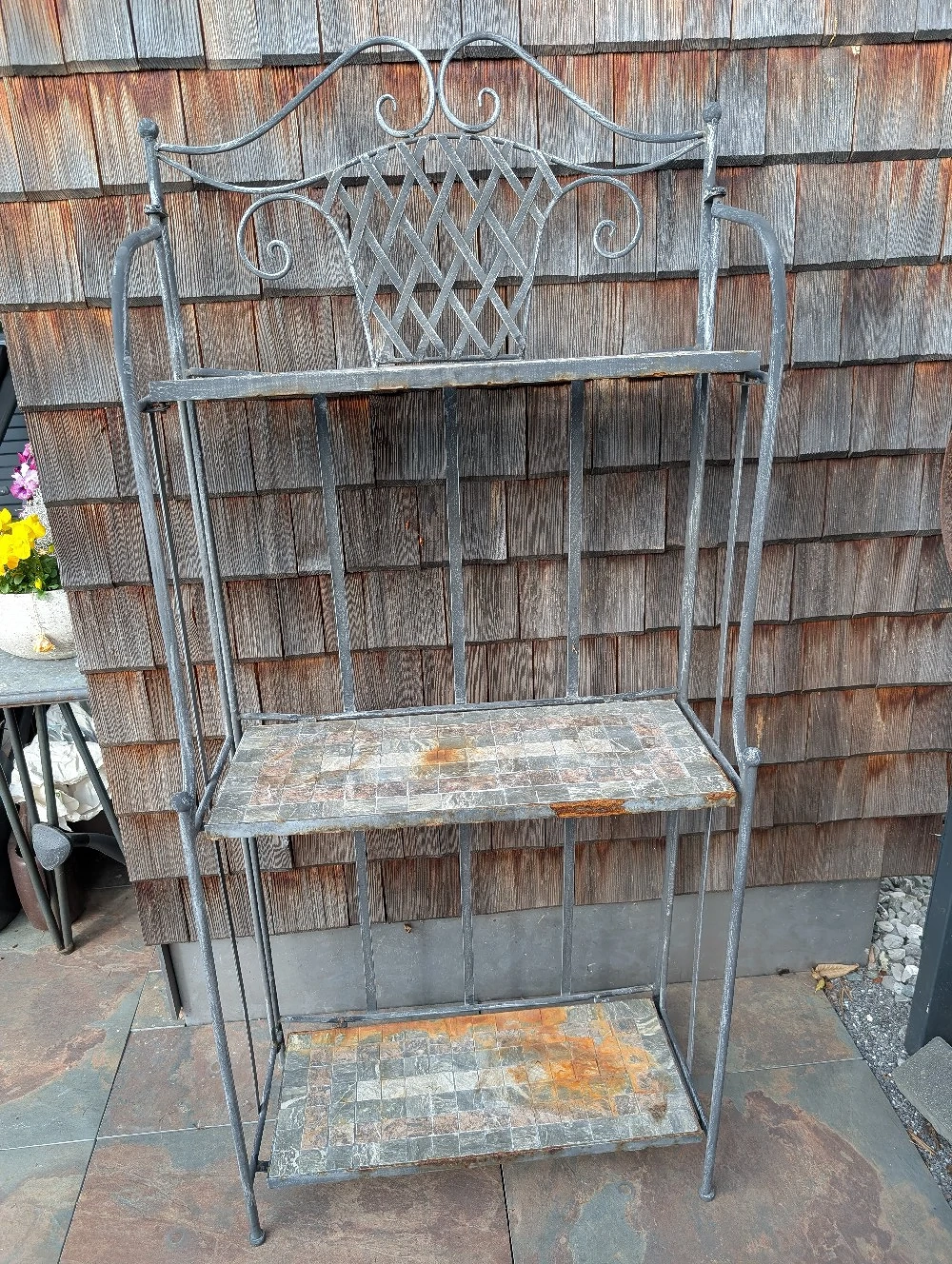 Metall - Gartenregal 