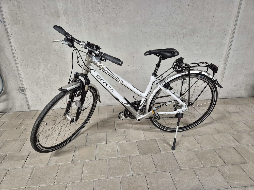 Damenfahrrad - Simplon Purple XP weiß   smoky