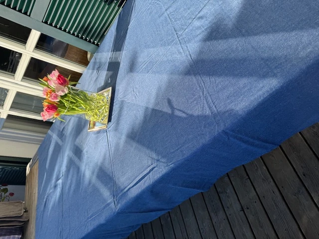 Tischtuch in blau 