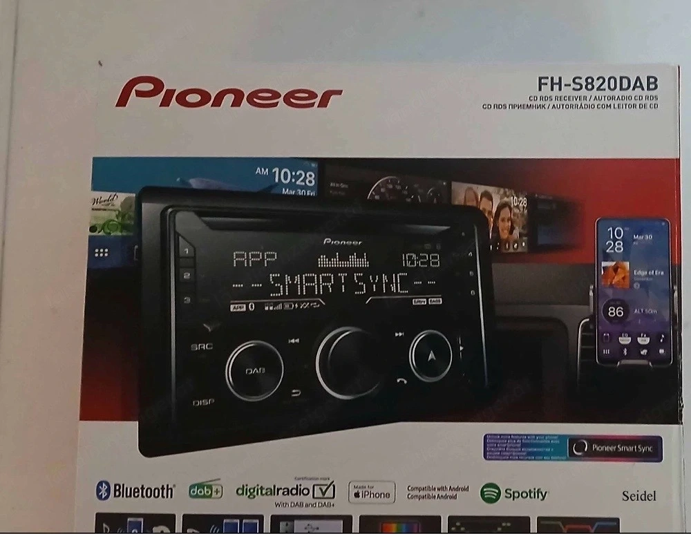 Pioneer fh-s820dab