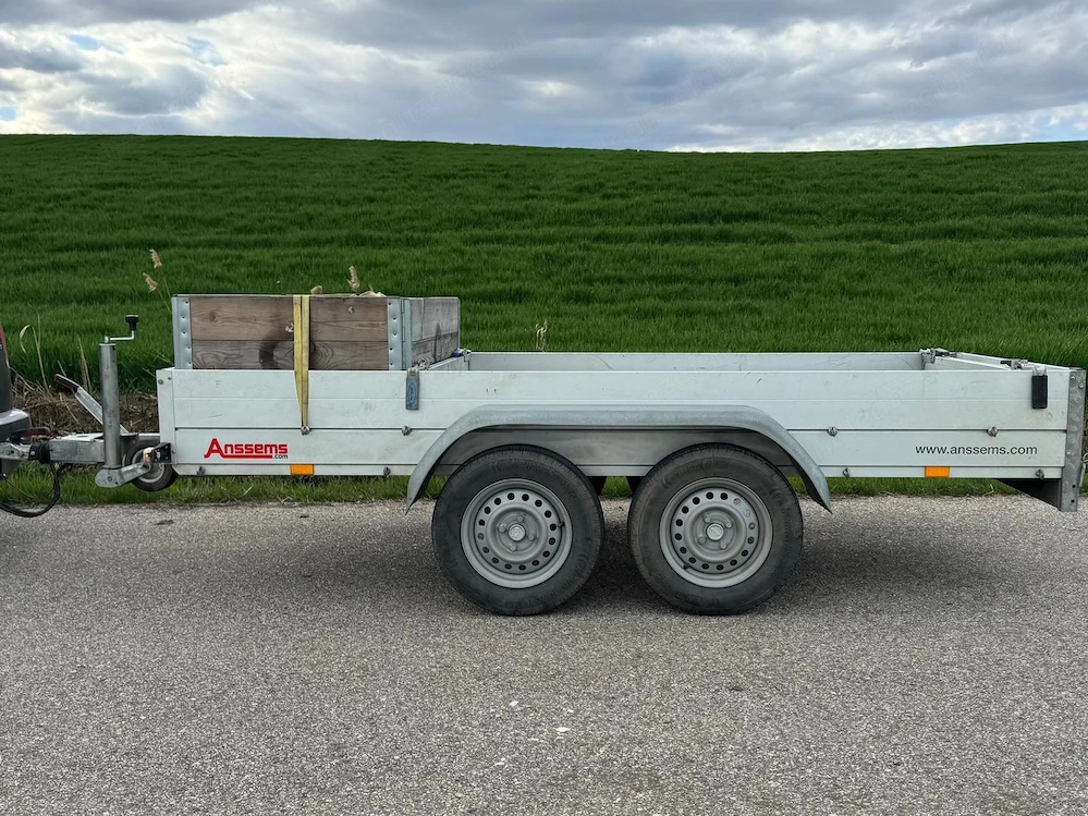 Universalanhänger mit Planenaufbau 2000kg  2 Achsen! 301x125x150cm   Pickerl 01 27   TOP!