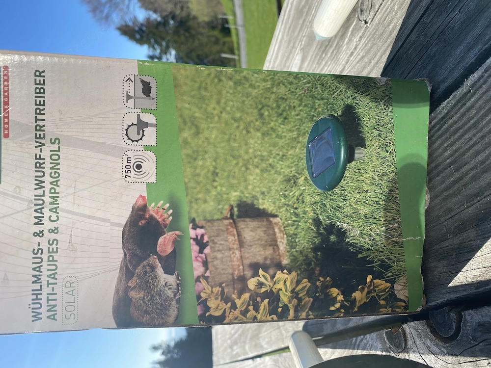 Wühlmaus und MaulwurfVertreiber