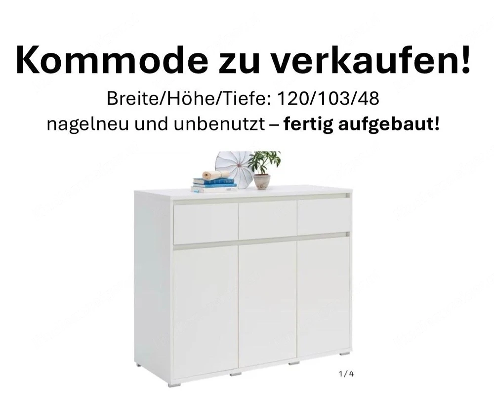 Nagelneue Kommode