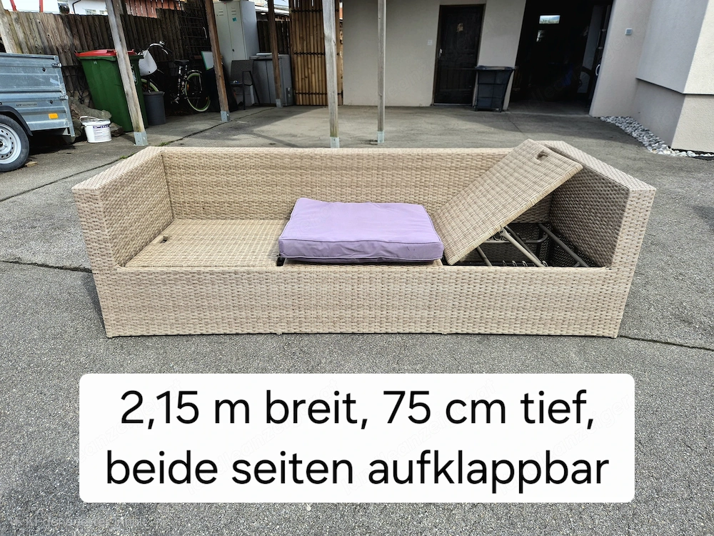 Rattan Sofa, Loungegarnitur