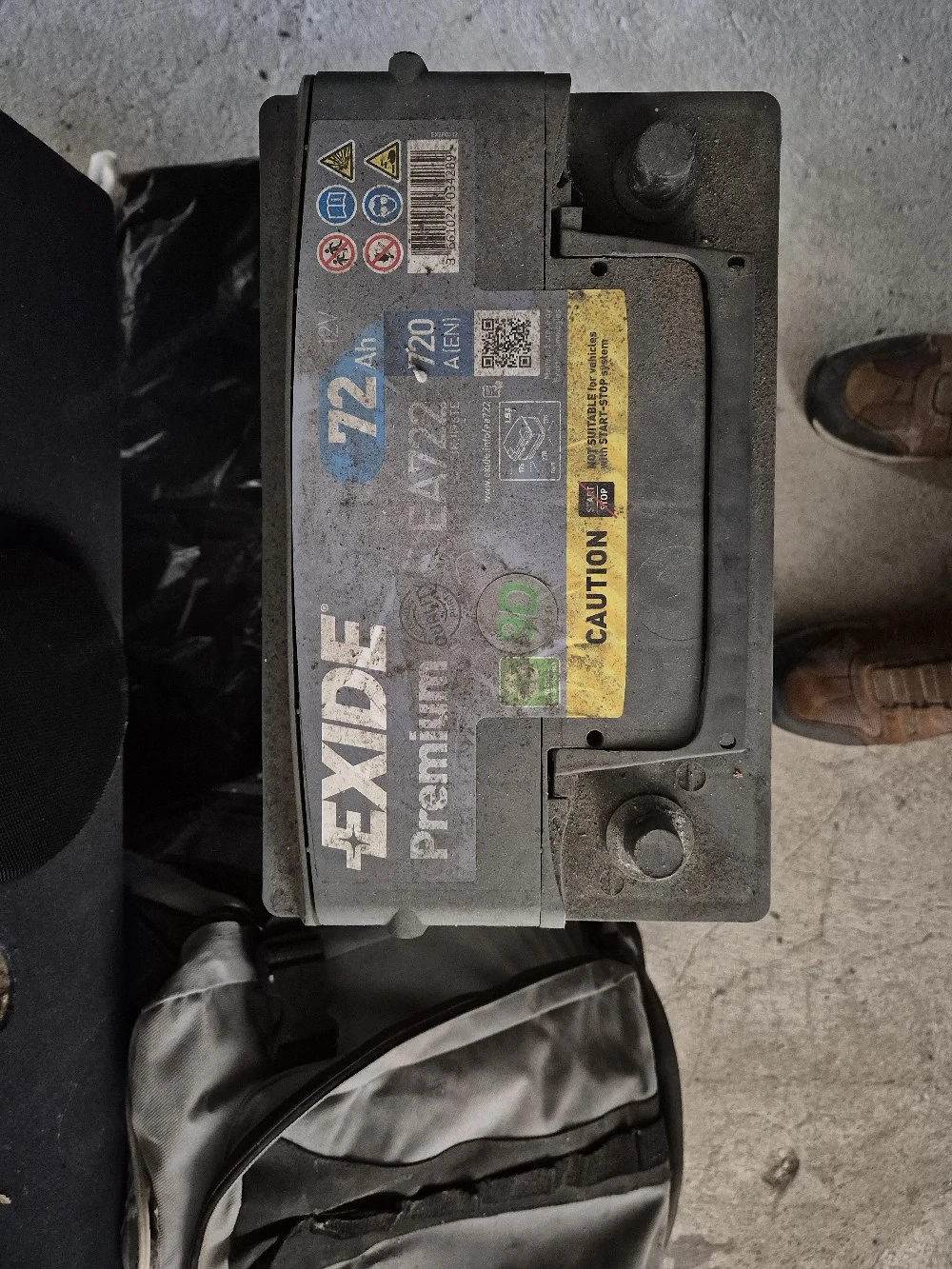 Exide Autobatterie gebraucht