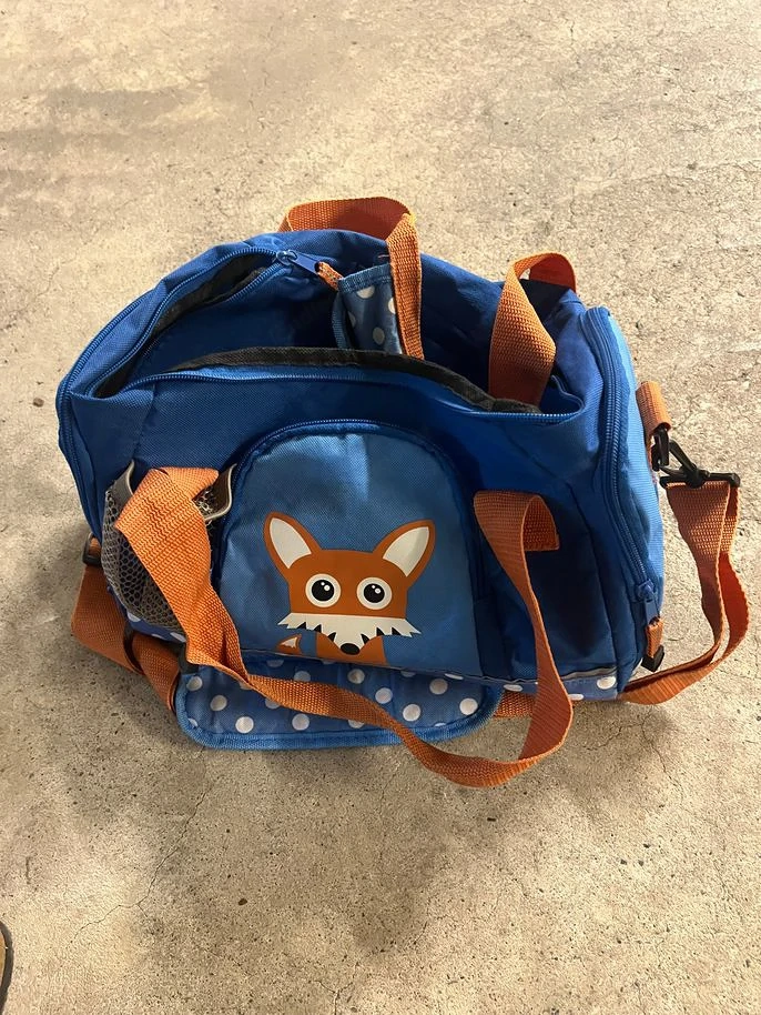 kindersporttasche blau