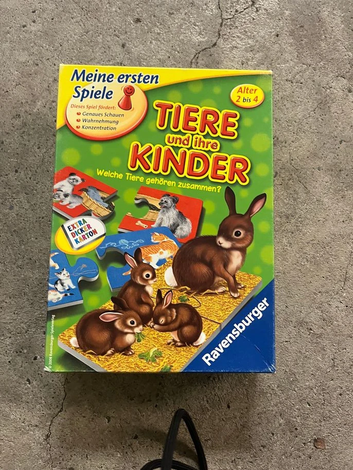 schönes tierkinderpuzzle