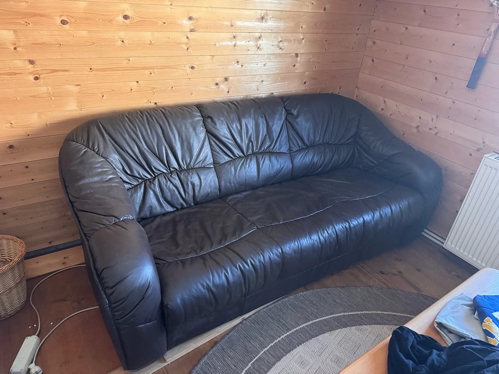 Ledersofa 