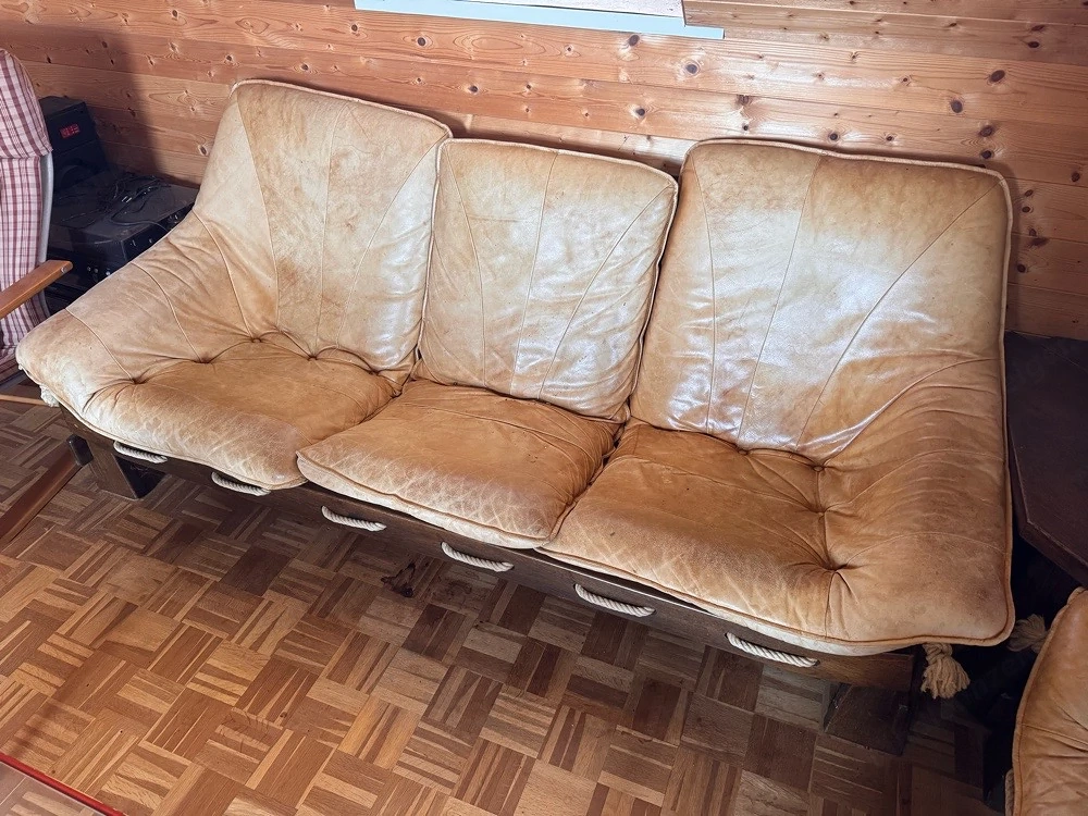 Ledersofa (3-Sitzer) 