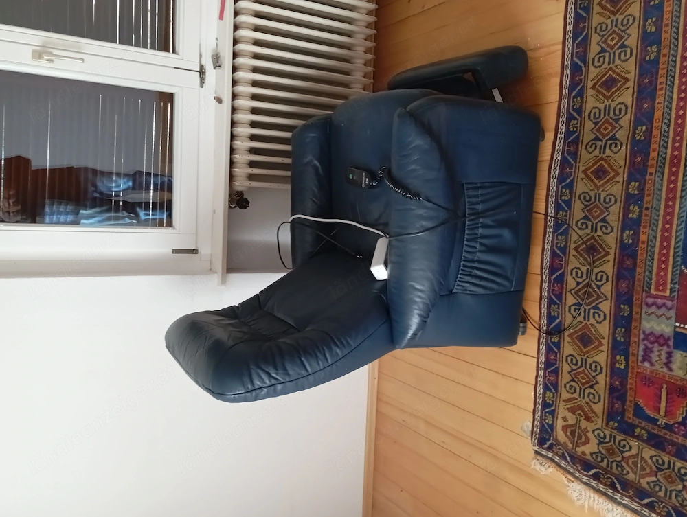 Fernsehsessel blau elektrisch