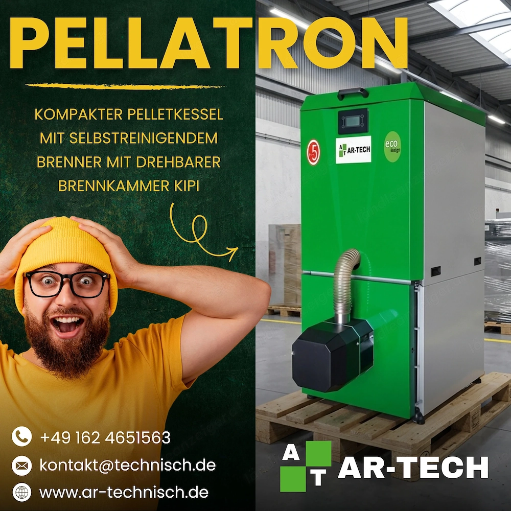 Pellatron 25 kW   Moderner Pelletkessel