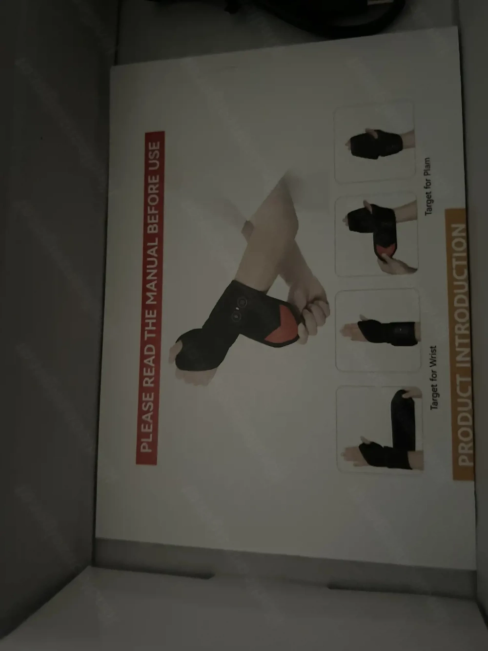 handbandage mit wärme und massage