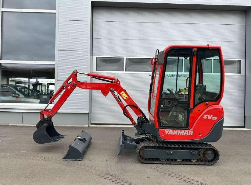 Yanmar SV 15 Minibagger mit 2 Löffel NEUE KETTEN