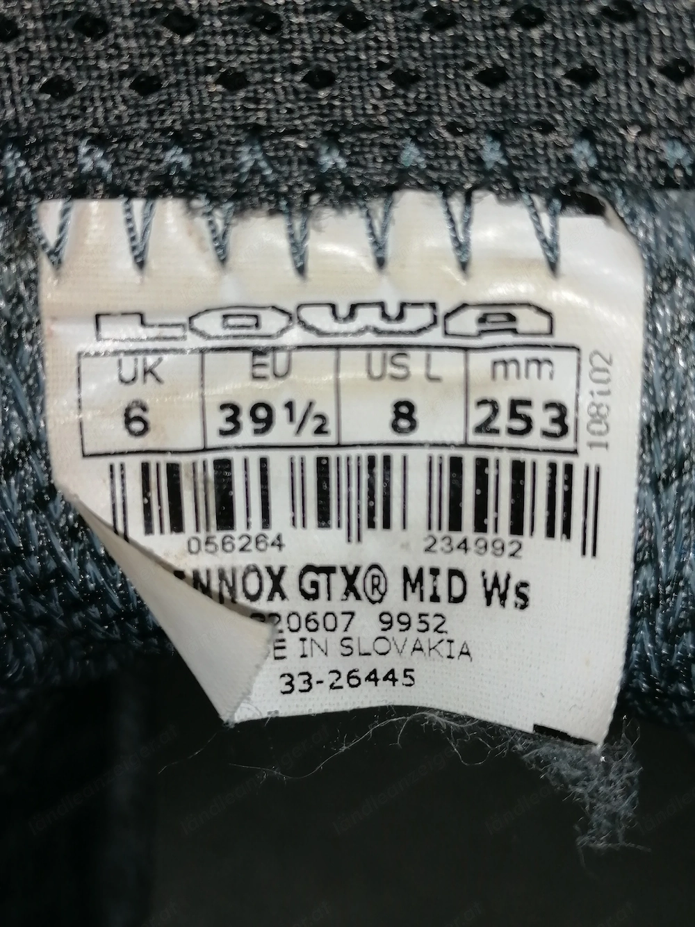 Lowa Wanderschuhe Trecking Grösse 39 1 2, schwarz