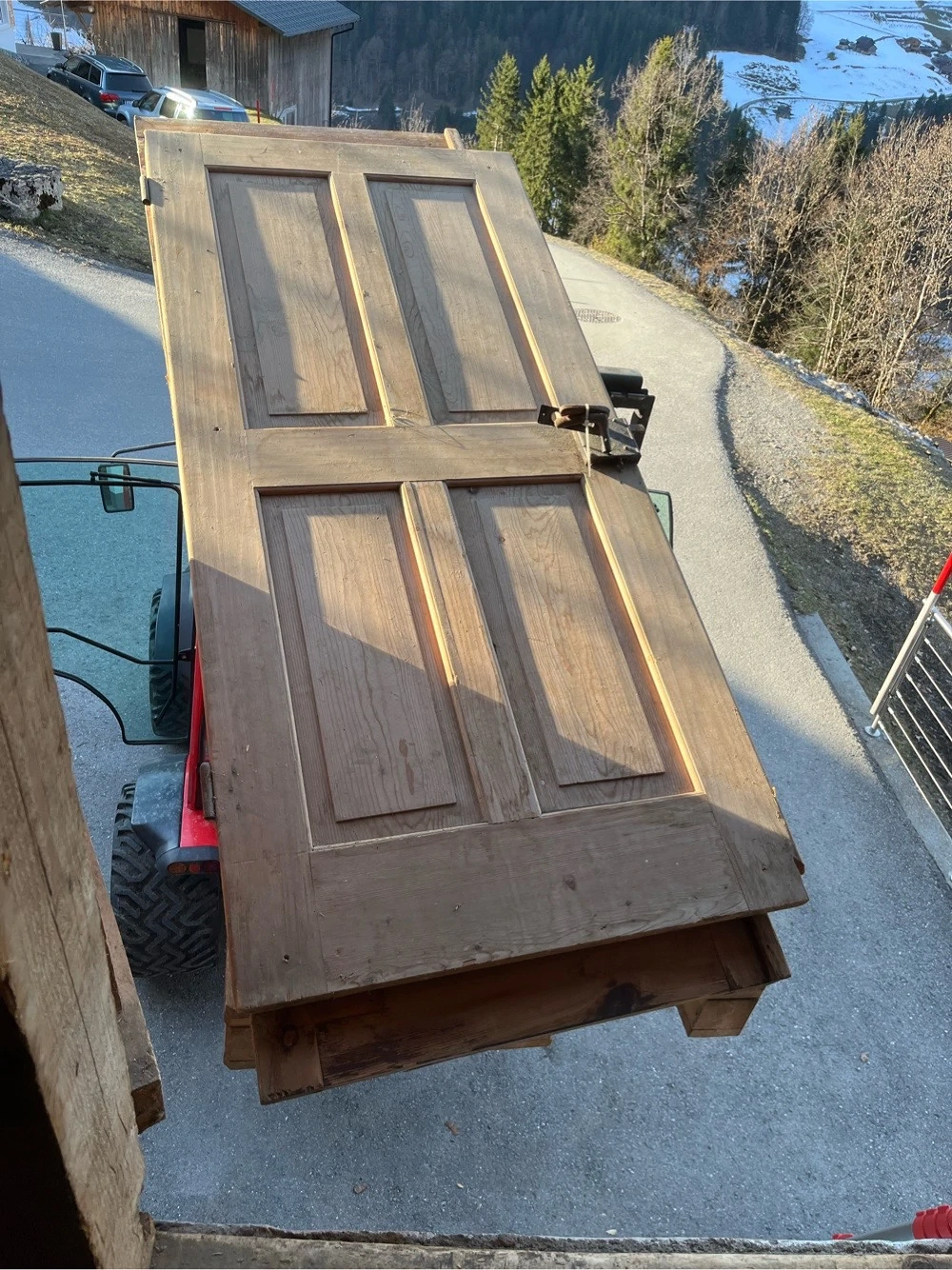 deko bauernmöbel holztüre