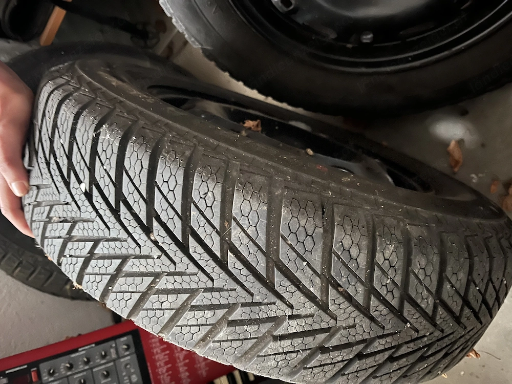 4 Winterreifen inkl. Stahlfelgen 175 70 R14   guter Zustand   50 