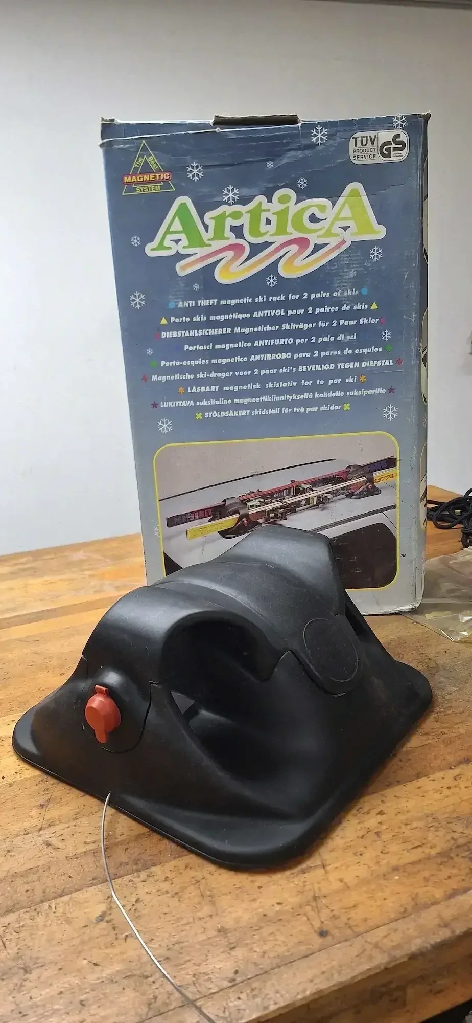 Magnet-Skiträger f. 4Paar Ski und 2 Snowboards