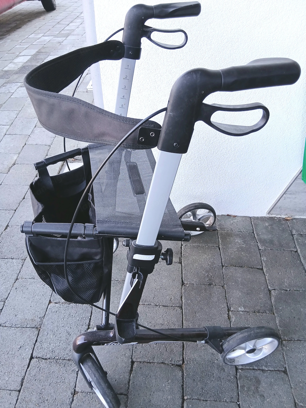 ROLLATOR carbon v. RUSSKA rubinrot