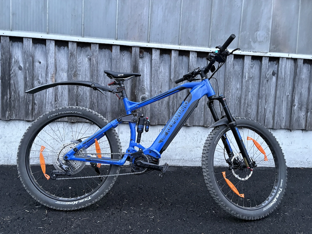 E-bike ca. 250km gefahren