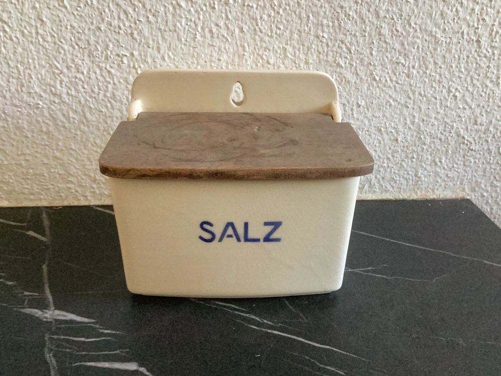 Salzdose alt aus Keramik