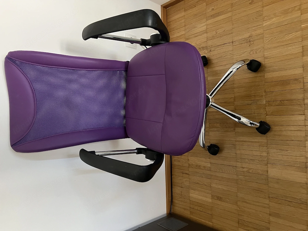 Bürostuhl Lila guter Zustand 