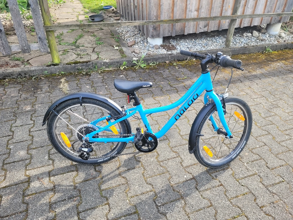 Kinderfahrrad blau 20"