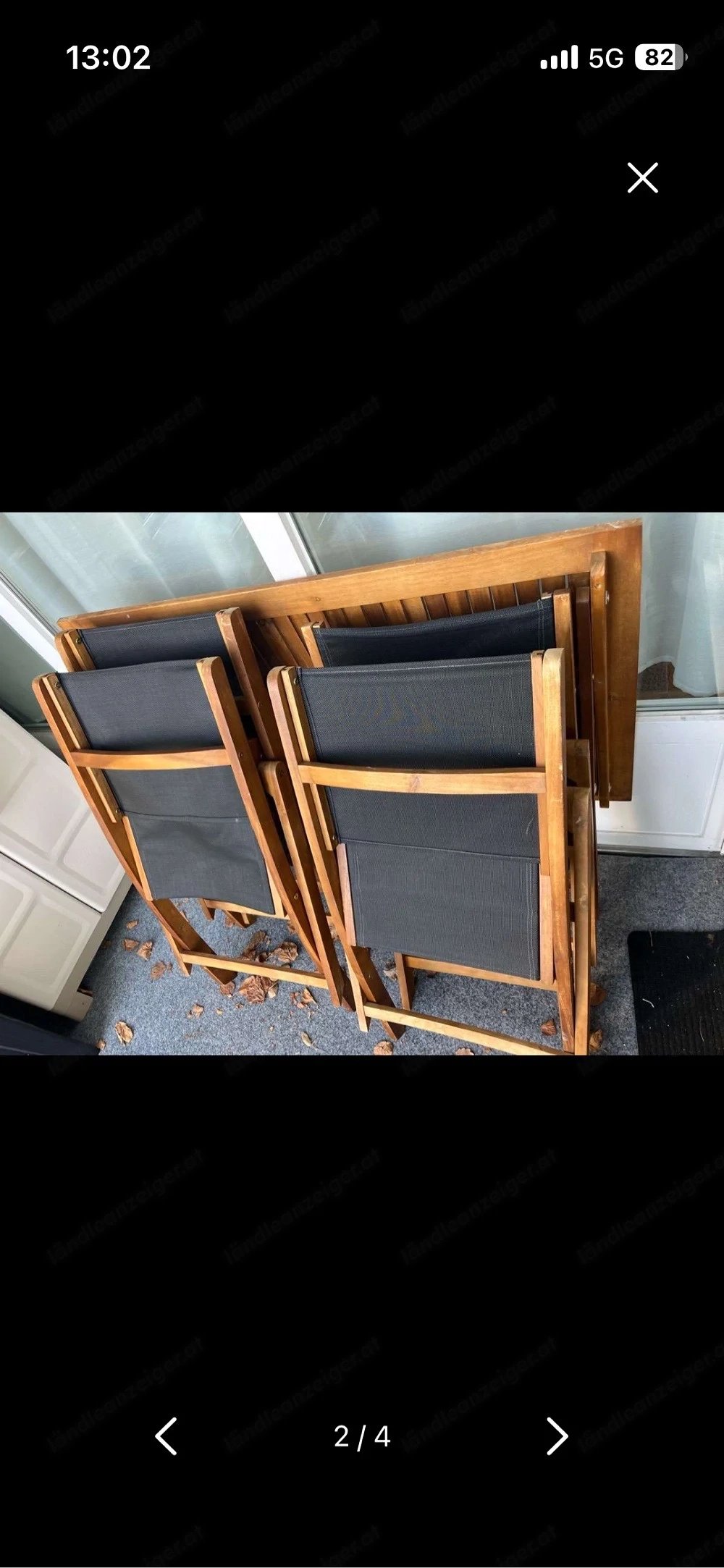 Gartenmöbel faltbar