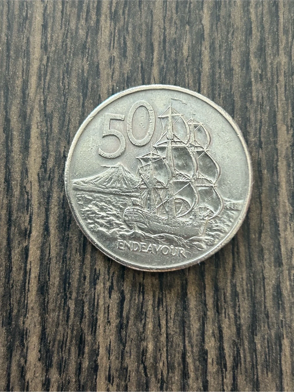 50 Cent Umlaufmünze Neuseeland 1979