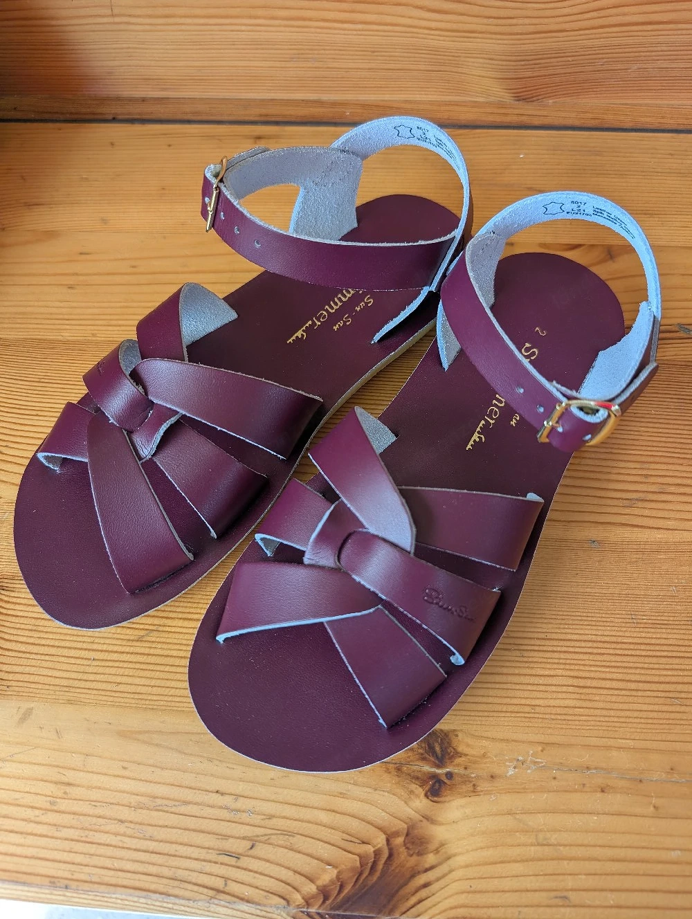 Wassersandalen aus Leder, Salt Water Sandals, Größe 33 NEU
