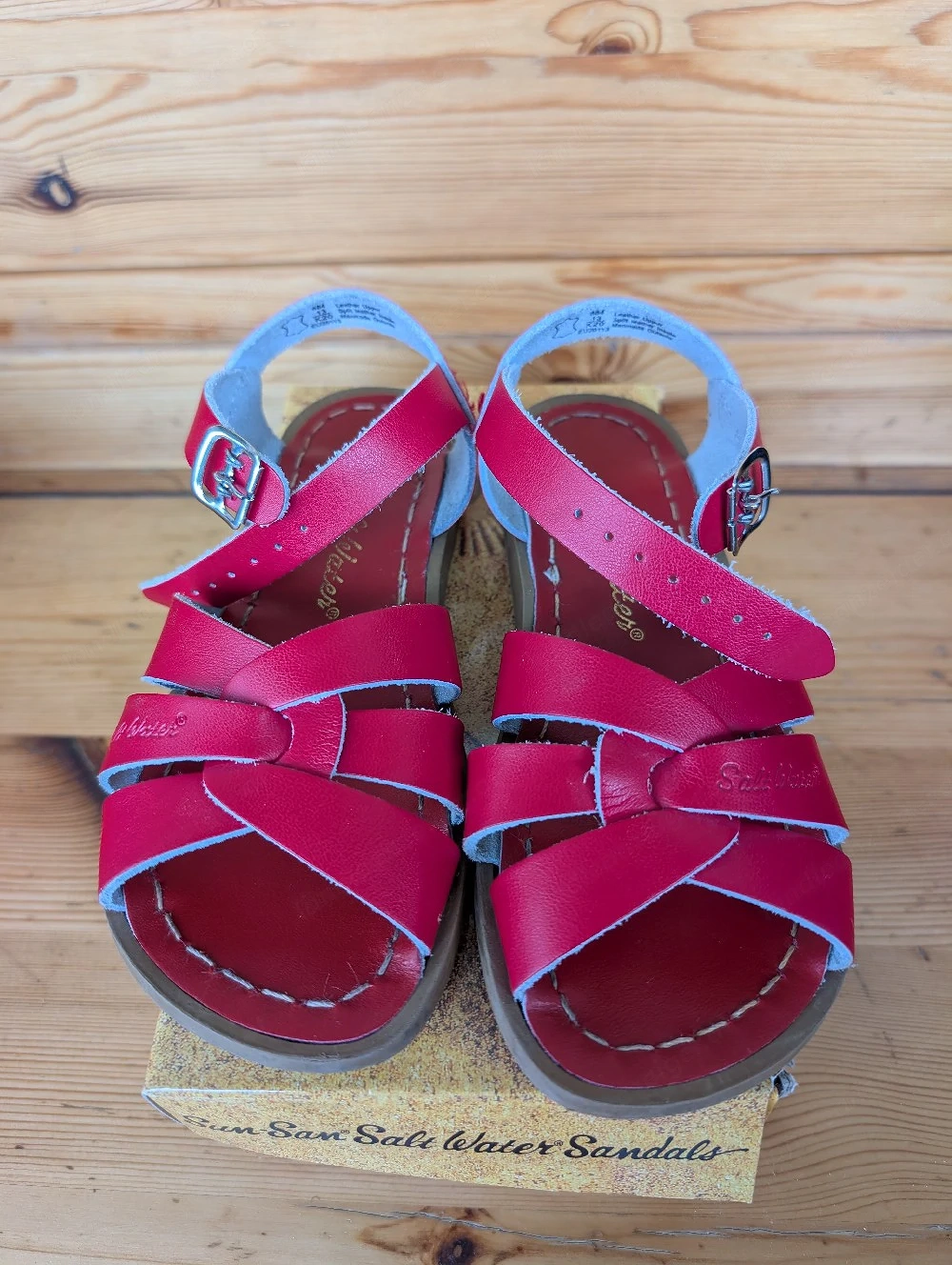 Wassersandalen aus Leder, Salt Water Sandals, Größe 32