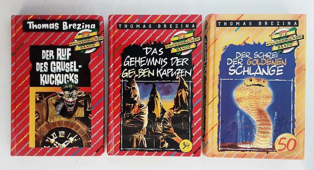 Thomas Brezina  -  Die Knickerbocker-Bande Teil 13, 34, 50