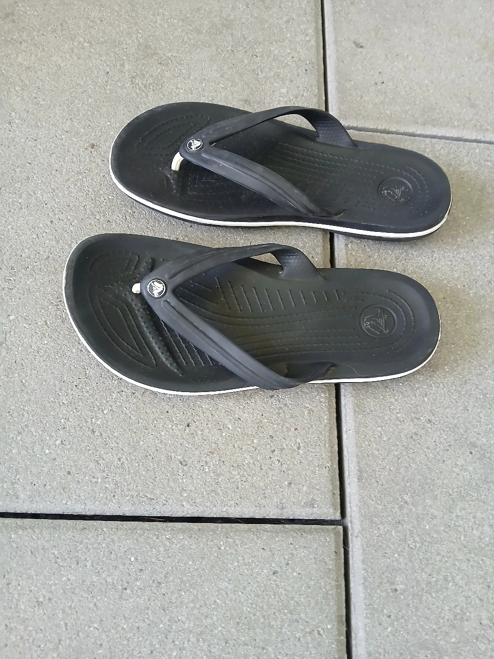 crocs flip flop schwarz 36 37
