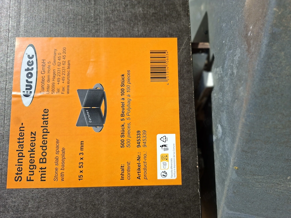 Fugenkreuze für Terrassenplatten