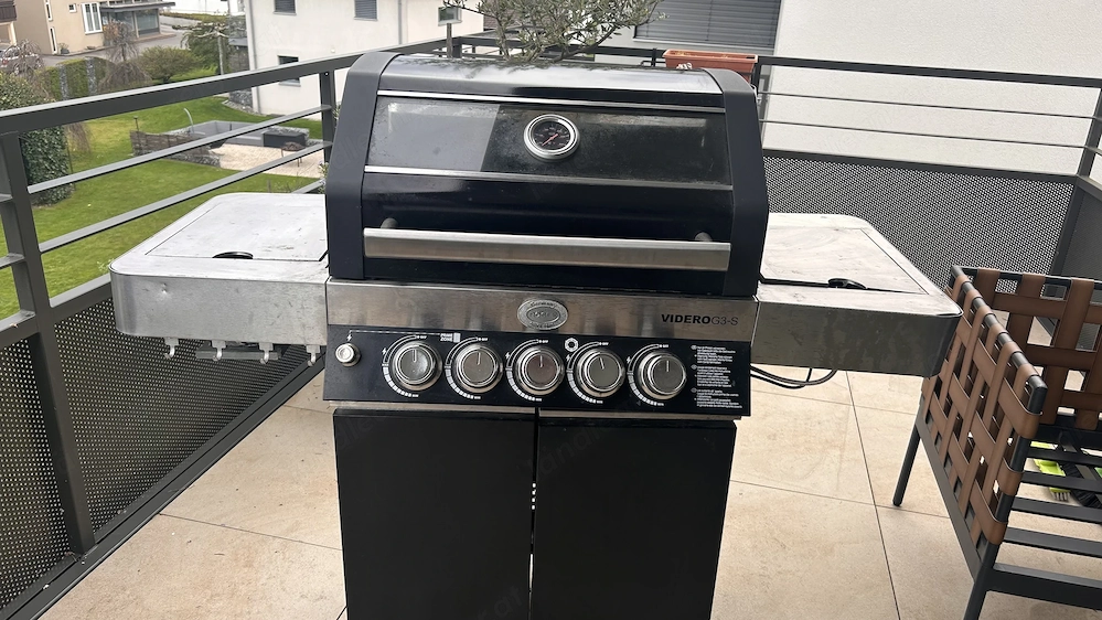 Gasgrill Rösle GS3 - 3 Kammern + Gaskocher & Schnellbrenner