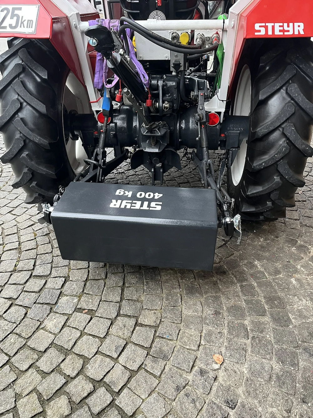 Traktor Heckgewicht - perfekte Sonderanfertigung für Steyr