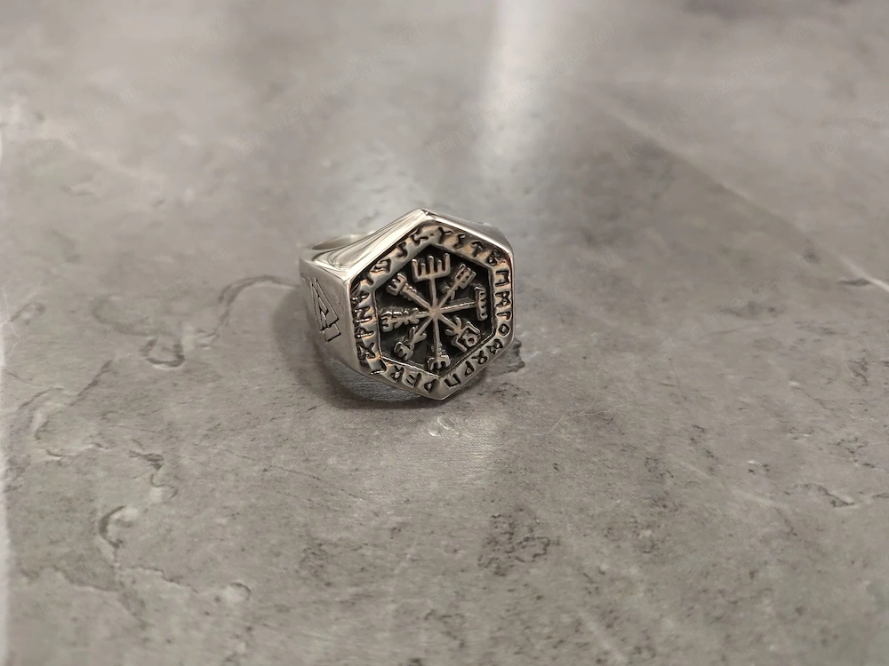 Massiver Wikinger Ring 316L Edelstahl