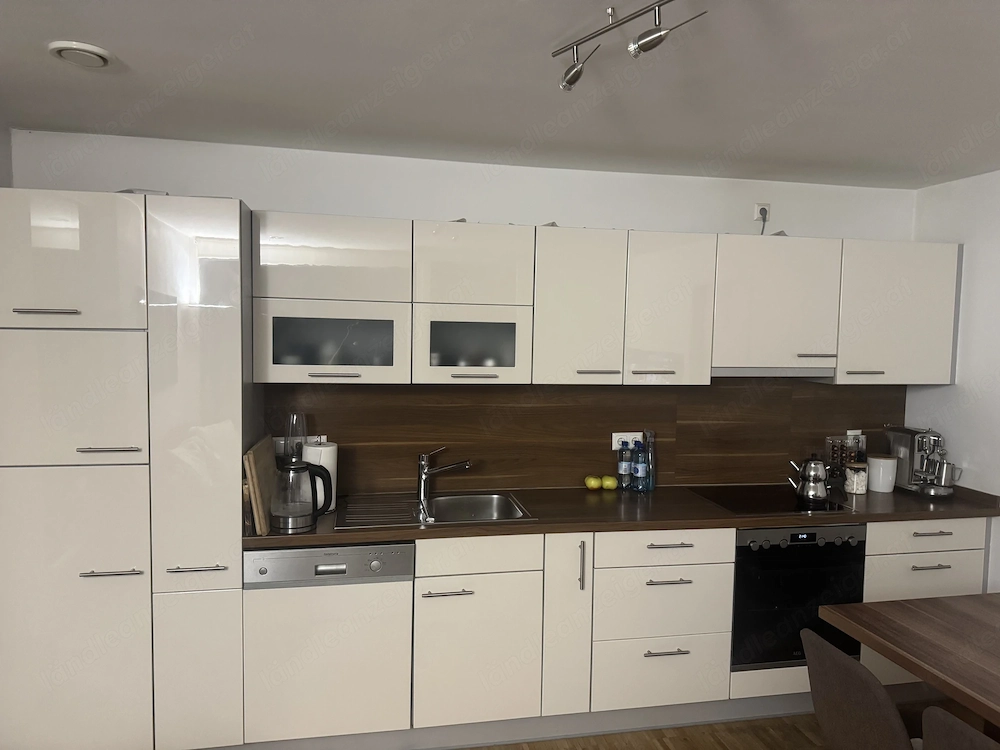 Küche Hochglanz weiß