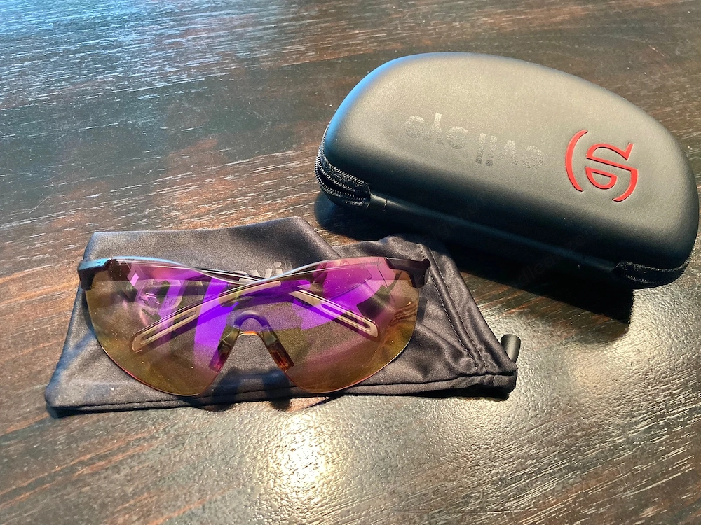 "evil eye" Sportbrille, unisex