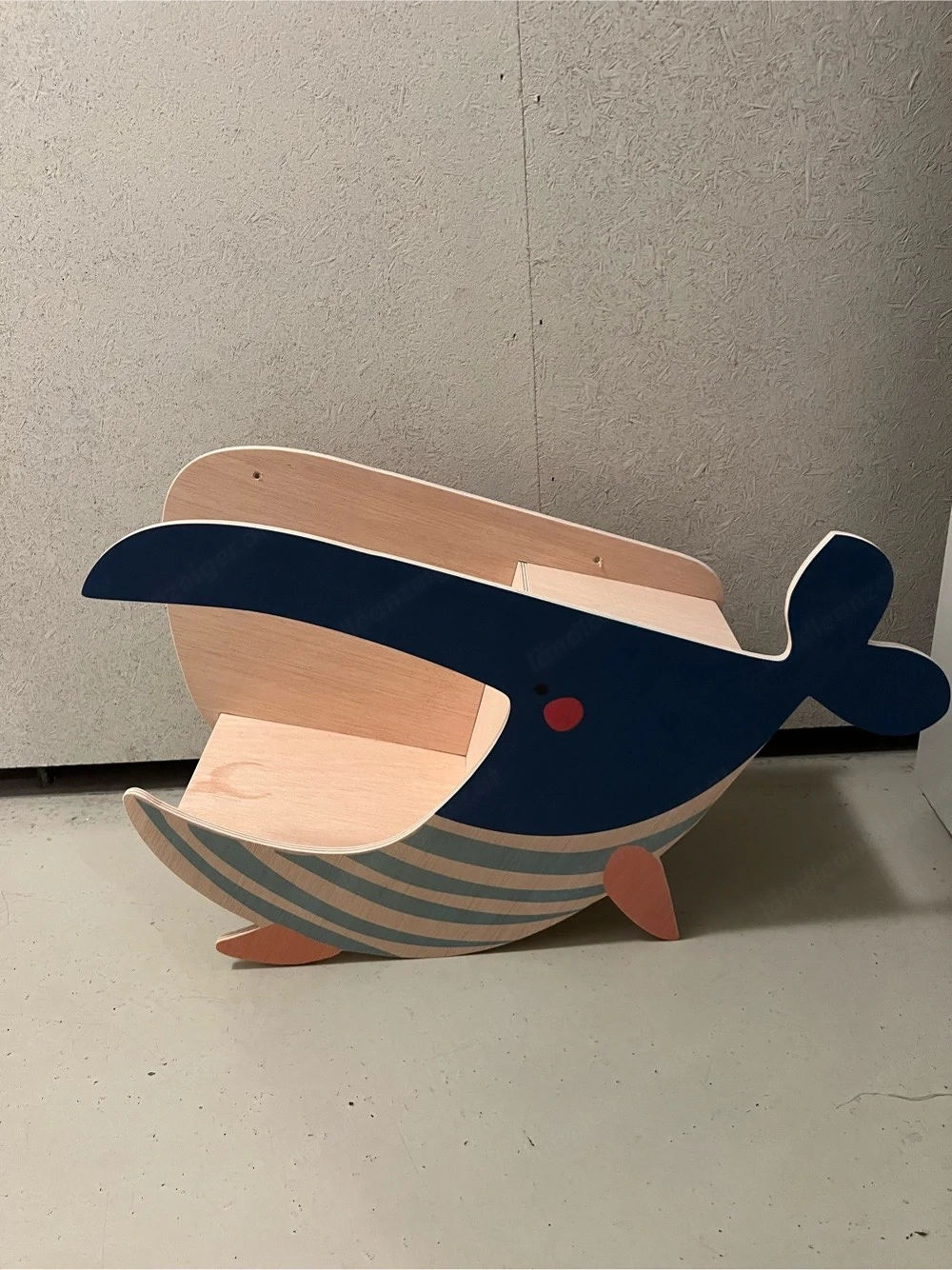 Wandregal, Regal Holz, Kinder, Wal