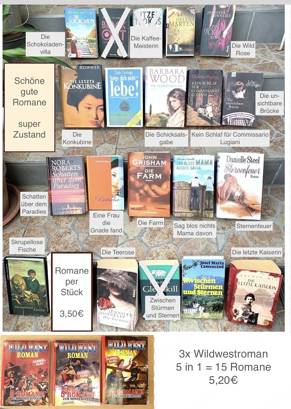 Bücher Romane Hefte  Wildwestromane...