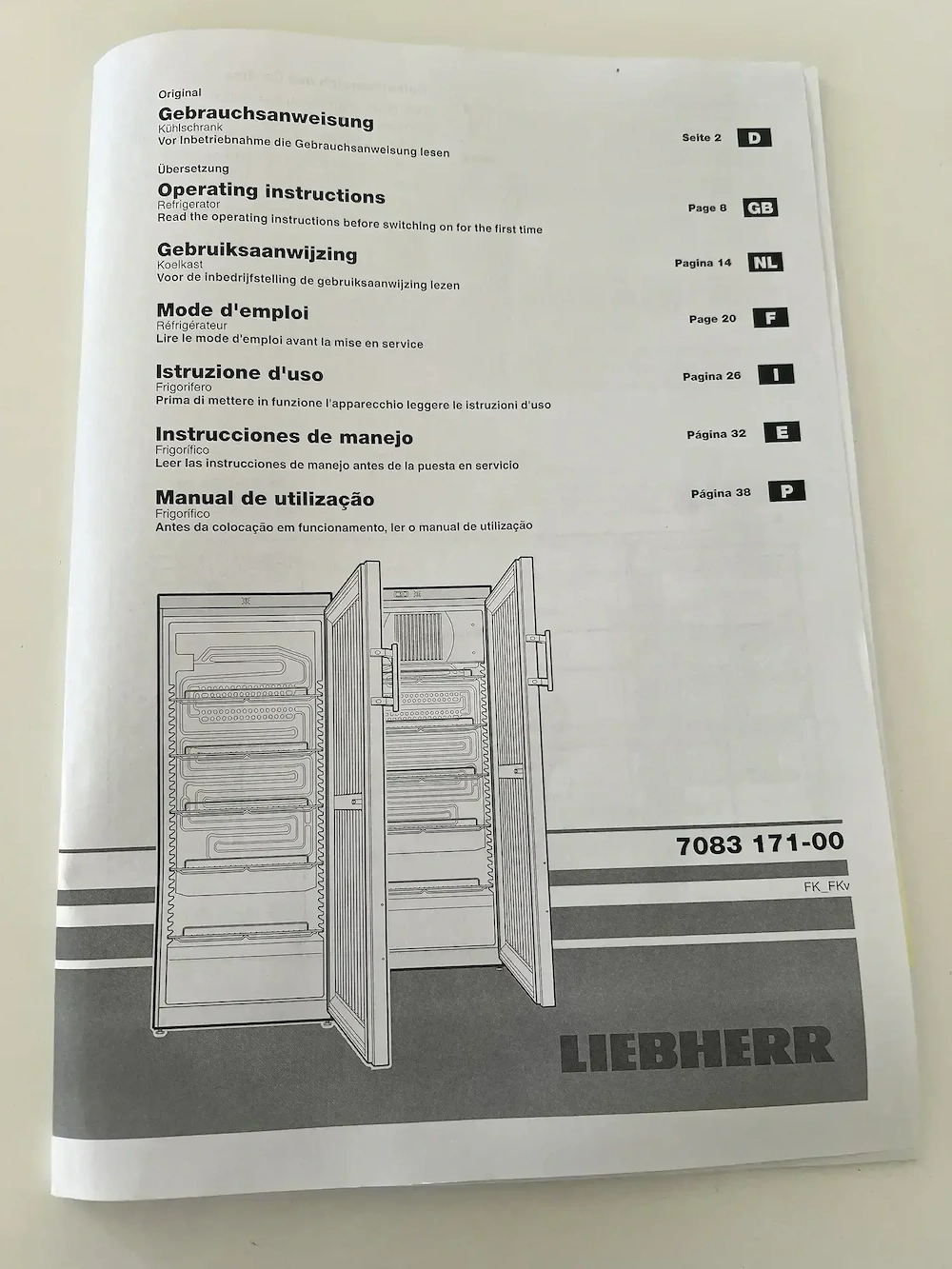 Liebherr Kühlschrank HxBxT :165x60x61cm
