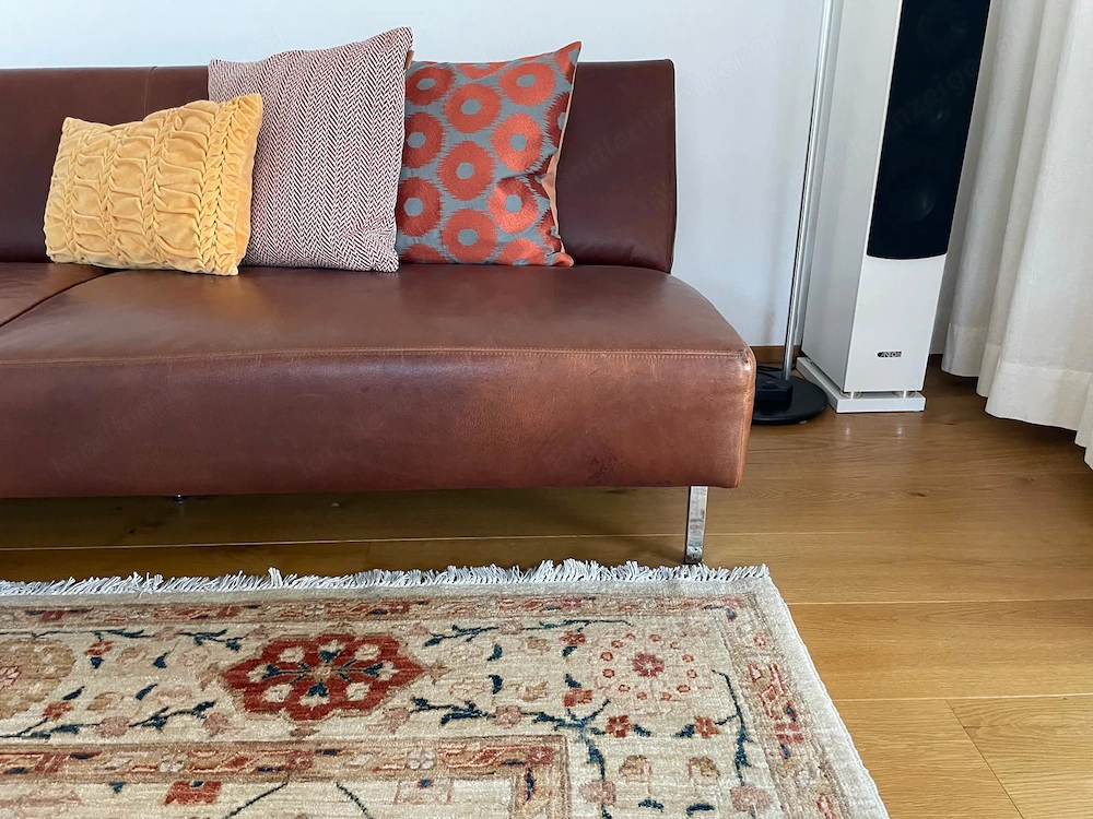 Couch 2-Sitzer, Ledercouch, Rindsleder