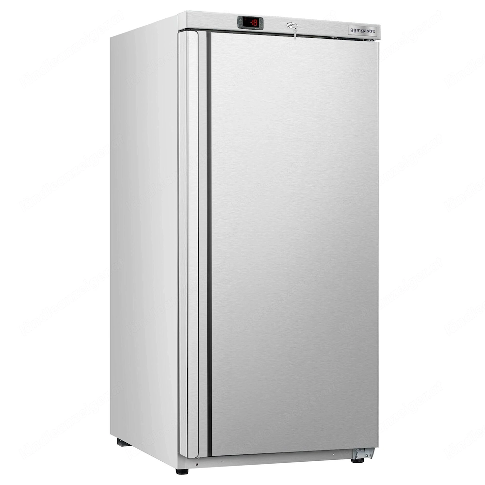 Lager-Tiefkühlschrank für Haus + Hof, Edelstahl, 600l