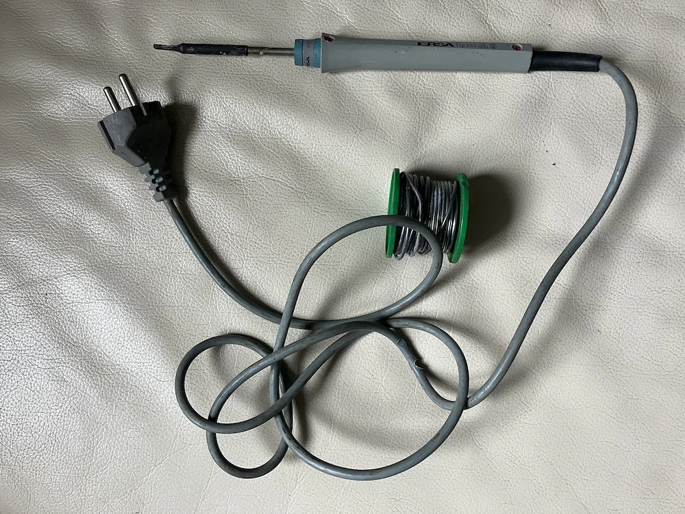 Lötkolben ERSA und 250 g Lötzinn 