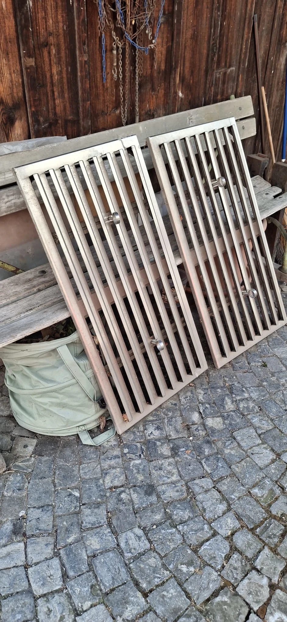 Chromstahl Lüftungsgitter 100cm x 50cm 