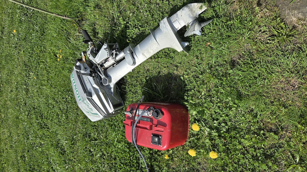 Honda Bootsmotor mit 4,5HP  und Bodensee Zulassung