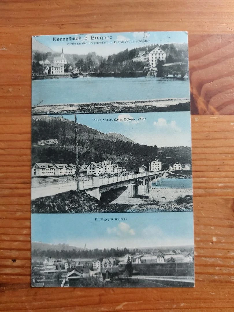 Gruss aus Kennelbach, bei Bregenz Vorarlberg, Ansichtskarte, 1914