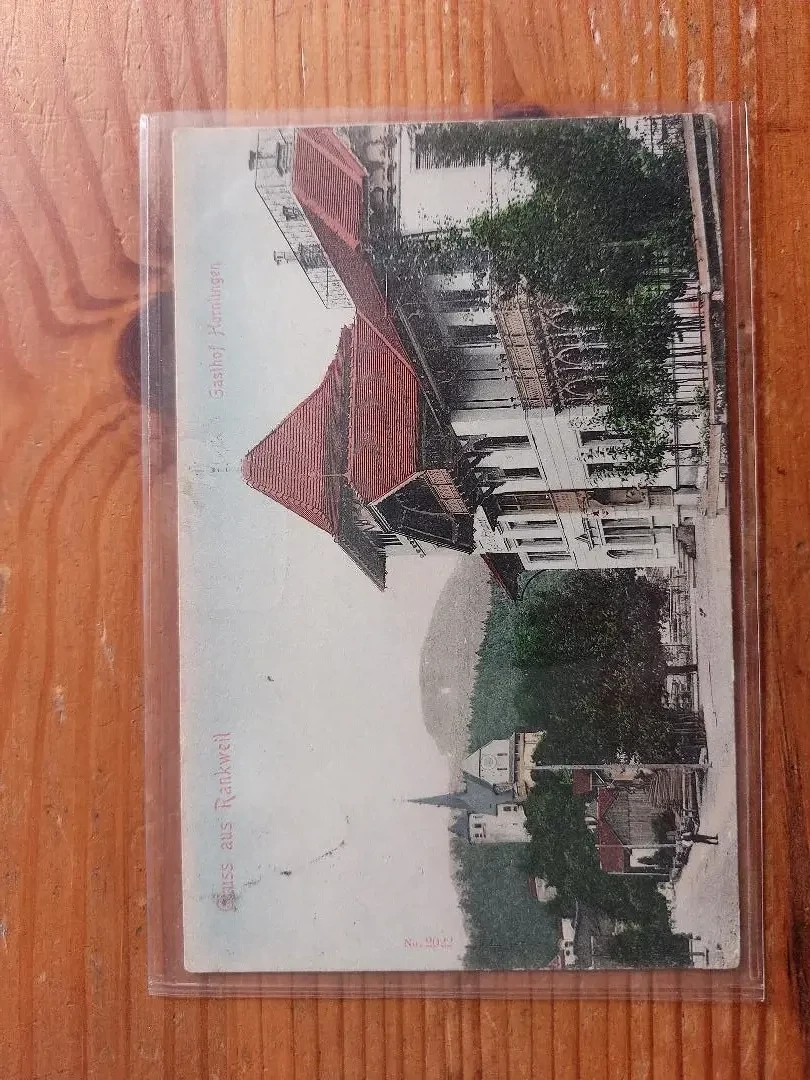 Gruss aus Rankweil, Vorarlberg, 1900 - Gasthof Hornlingen, Alte Ansichtskarte