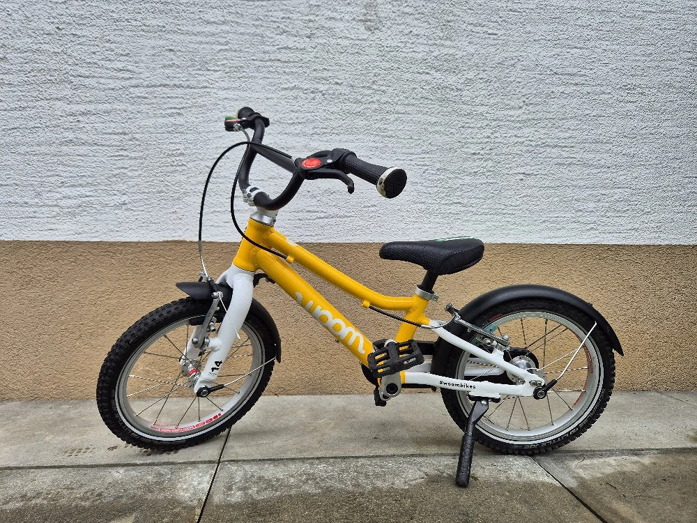 Woom 2 Kinderfahrrad- Gelb - Sehr guter Zustand