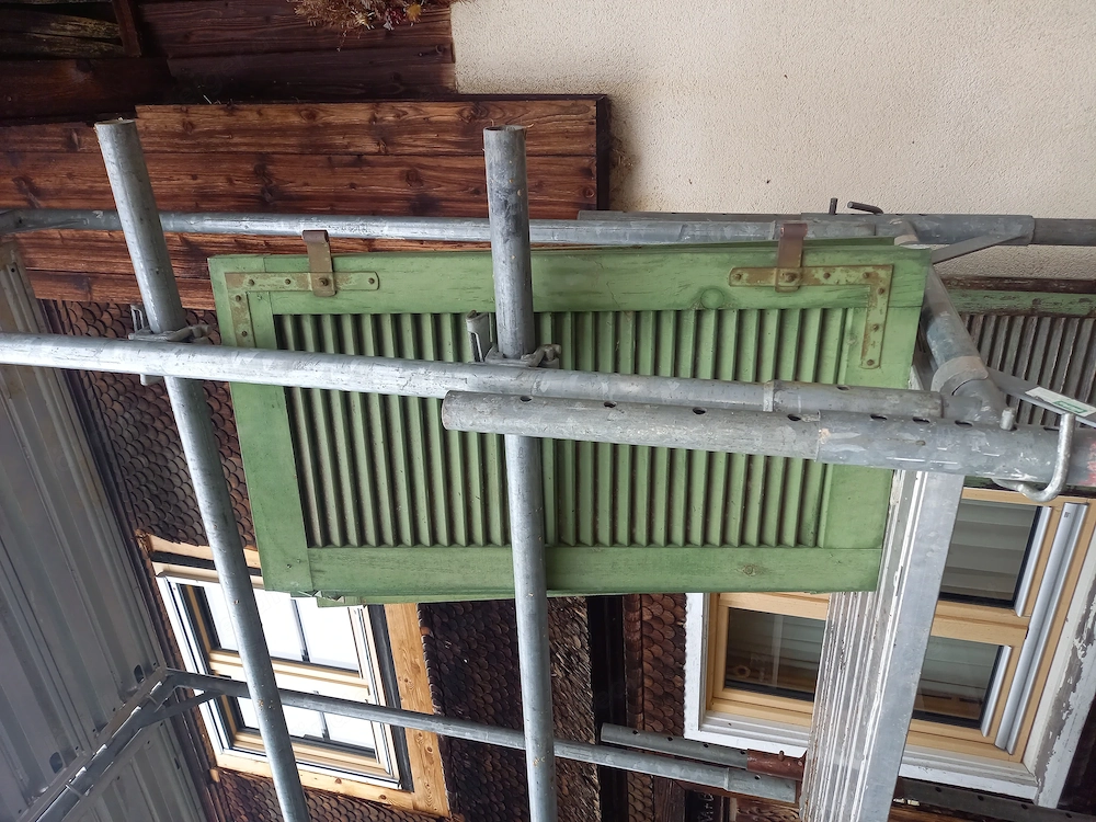 Fensterladen zum dekorieren